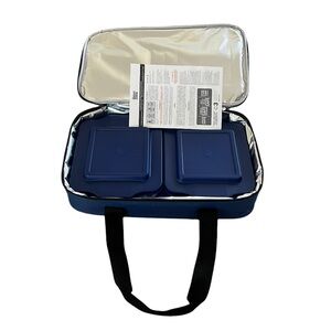 Robert Irvine Canvas Hot/ Cold Insulated Case W/ Dish Trivet 3 Piece Set